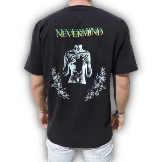 Camiseta Negra Nevermind Talla XL