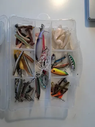 SEÑUELOS DE PESCA Y EGGING (precio negociable)