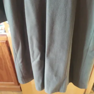 Abrigo de paño largo