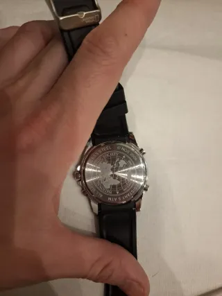 Reloj National Geographic Plata y Negro