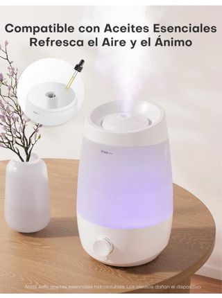 Humidificador Aroeve 2.5L Aceites Esenciales