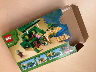 Caja vacía LEGO Minecraft 21254 La Casa Tortuga