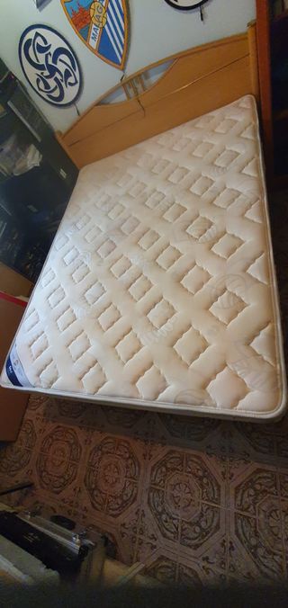 Cama 180x135 con somier y colchón