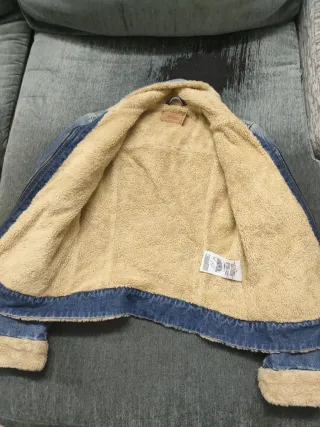 Cazadora vaquera Levi's mujer borrego