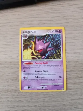 Carta Pokémon Gengar 18/100 Stormfront
