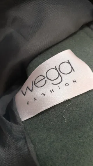 Giaccone Lana e Nylon Verde