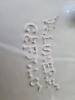 Piatto ceramica decorato a mano Cefalù