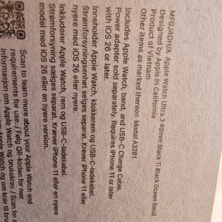 Apple Watch Ultra 3 black