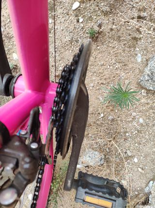 Bicicleta rosa Top Gun