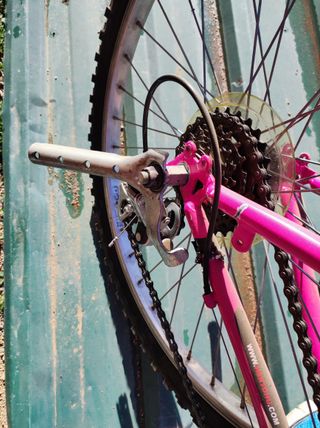 Bicicleta rosa Top Gun