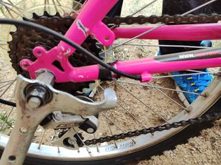 Bicicleta rosa Top Gun