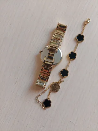 Reloj y pulsera acero inoxidable