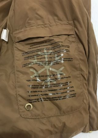 Abrigo plumas corto de Zara Woman, talla S