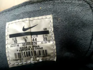 Zapatillas Nike Stefan Janoski T.44 Ante Negras