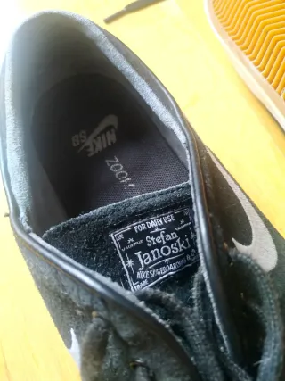 Zapatillas Nike Stefan Janoski T.44 Ante Negras
