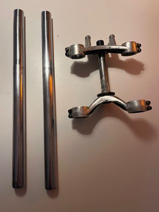 Barras y tijas de horquilla de Bultaco Sherpa 199A