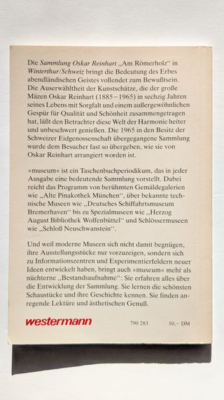 Museum: Sammlung Oskar Reinhart Winterthur