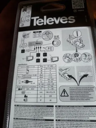 Oferta nuevo Televes Amplificador Señal TV