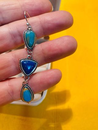 Pendientes largos + joyero