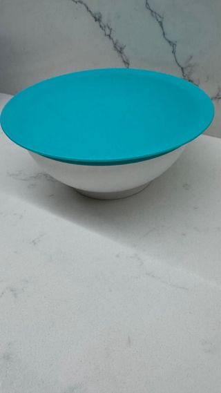 Tupperware Azul e Branco