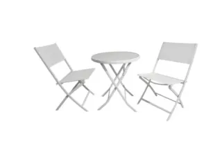 Mesa y 2 Sillas Plegables Balcón URGE