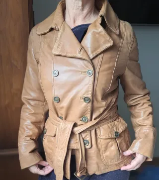 Cazadora Piel Massimo Dutti Talla M