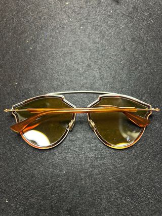 Occhiali Dior donna oro e giallo