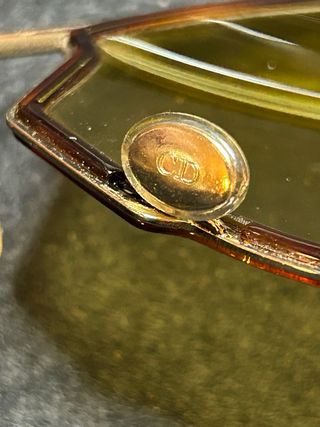 Occhiali Dior donna oro e giallo