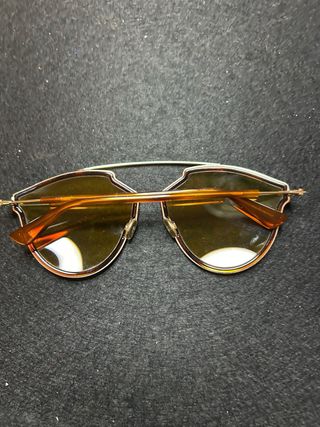 Occhiali Dior donna oro e giallo