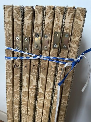 Tapa radiadores antigua tela y madera