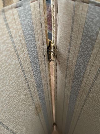 Tapa radiadores antigua tela y madera