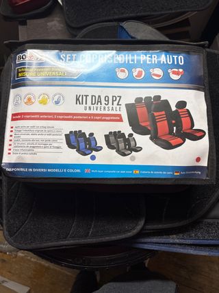 Set coprisedili auto universali 9 pezzi