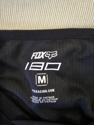 Camiseta Fox Manga Larga Negra