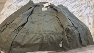 Chaqueta Militar Levi's Verde Oliva Mujer nueva