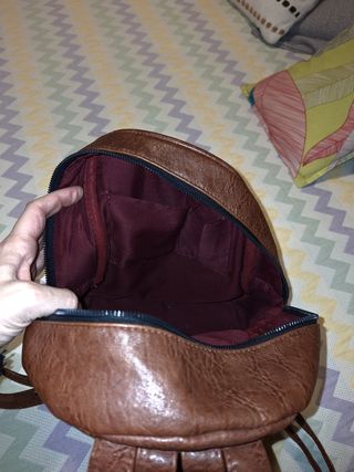 Bolso/Mochila Marrón Pequeño