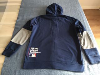 Sudadera New York Yankees Azul Cremallera