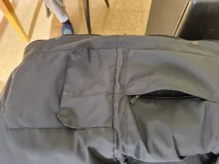 Abrigo Columbia 3/4 de Plumas Mujer negro