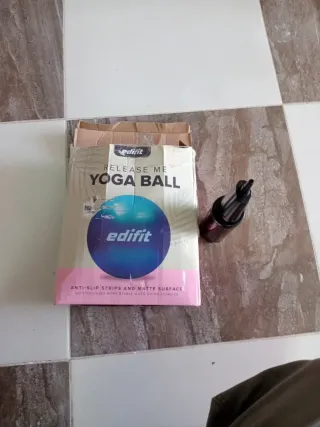 Pelota de Yoga Edifit con bomba