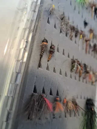 40 MOSCAS PARA TRUCHA, FLY FISHING, NEGOCIABLE