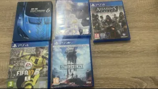 PS4 Gran Turismo 6, FIFA 17, Star Wars Battlefront