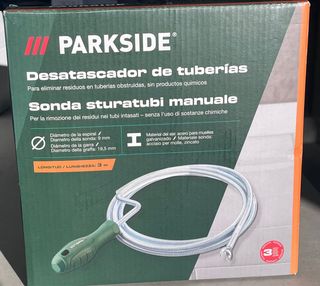 Desatascador de tuberías manual Parkside