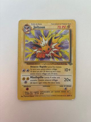Jolteon 20/64 Carta Pokémon