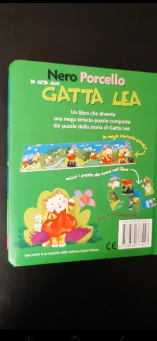 Nero Porcello in gita con Gatta Lea. Libro puzzle