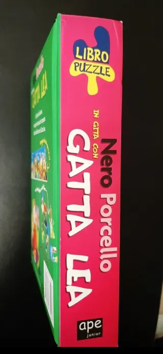 Nero Porcello in gita con Gatta Lea. Libro puzzle