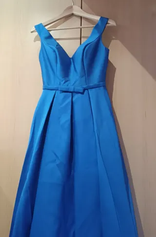 Vestido fiesta azul talla 38
