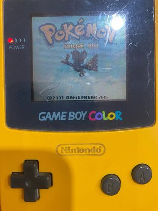 Consola Game Boy Color Amarilla + Juegos