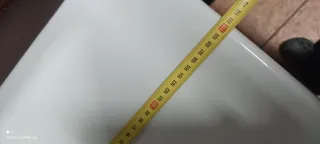 Mueble de baño rústico madera y cerámica