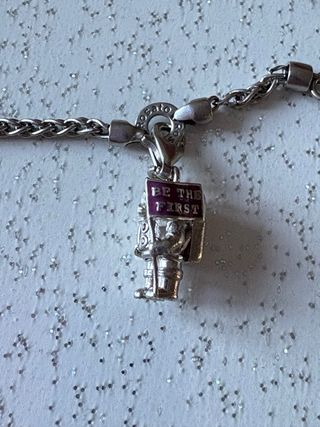 Bracciale Rosato Astronauta Argento