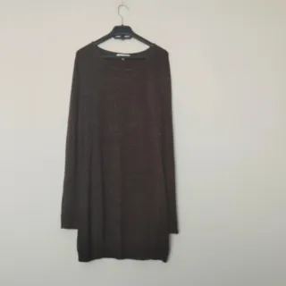 Vestido de punto marrón talla L/XL