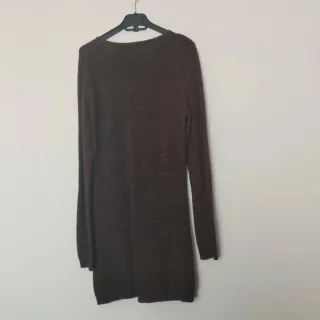 Vestido de punto marrón talla L/XL
